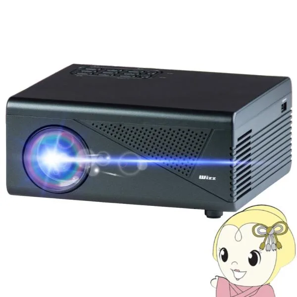 スマートプロジェクター ダイニチ電子 Wizz フルHD Android TV搭載 WPJ-V600