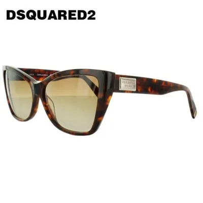 訳あり アウトレット ディースクエアード サングラス DSQUARED2 DQ0129S 55F トータス/ブラウングラデーション メンズ レディース 度付き対応 UVカット