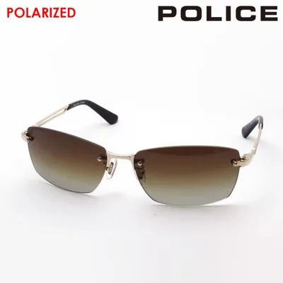 ポリス 偏光サングラス 復刻別注モデル POLICE SPLG39J 300P WIND TITANIUM アクティブ