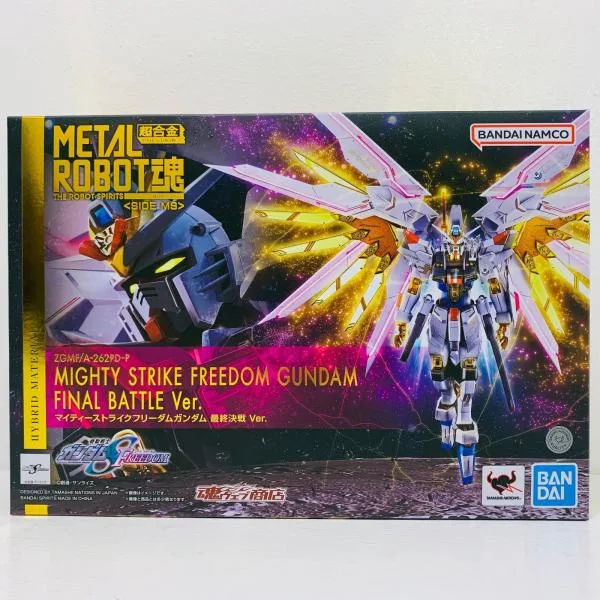 【中古】 ガンダム フィギュア METALROBOT魂<SIDEMS>マイティーストライクフリーダムガンダム最終決戦Ver. METAL ROBOT魂【フィギュア】