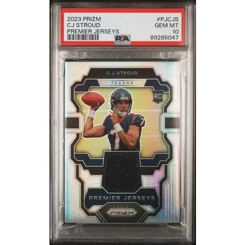 2023 パニーニ プリズム CJ ストラウド プレミア ジャージ #PJCJS PSA 10