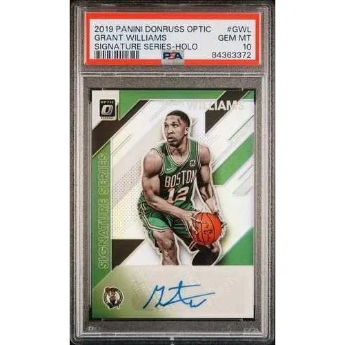 2019 Panini Donruss optic Grant Williams #gwl シグネチャーシリーズ Holo PSA 10 pop 5-