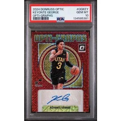 2024 パニーニ ドンラス オプティック キーヨンテ ジョージ #OGKEY OPTI-GRAPHS PSA 10 POP 2