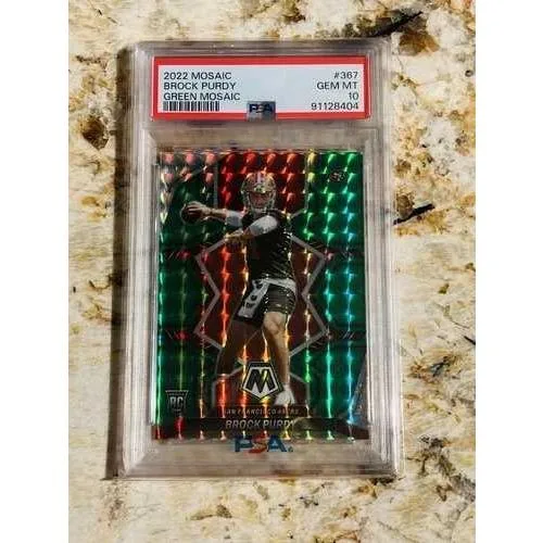 2022 MOSAIC PRIZM ルーキー (RC) ブロック・パーディ グリーン MOSAIC PSA 10 ジェムミント パーフェクト