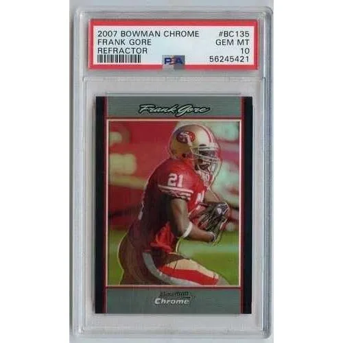 2007年 ボウマン クローム リフラクター #BC135 フランク・ゴア POP 4 PSA 10 ジェムミント