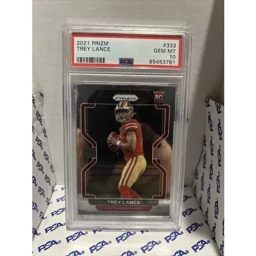 2021 Panini Prizm トレイ・ランス ルーキー RC #333 PSA 10 ジェムミント サンフランシスコ 49ers