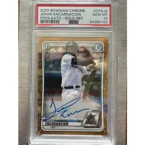 ジェラール・エンカルナシオン 2020 ボウマン クローム ゴールド オート /50 PSA 10 GEM MINTINVEST