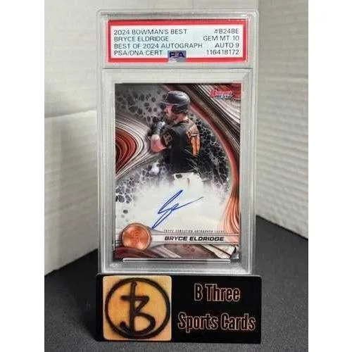 ブライス・エルドリッジ 2024 Bowmans Best Auto #B24BE PSA 10 Gem Mint / Auto PSA 9 A1858