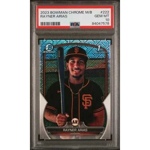 2023 Bowman Mega Box Chrome Rayner Arias PSA 10 GEM MINT サンフランシスコ・ジャイアンツ