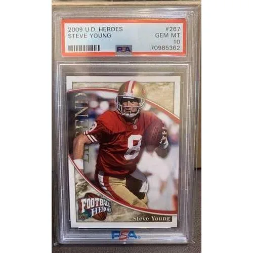 2009年アッパーデック・ヒーローズ #267 スティーブ・ヤング PSA 10 ジェムミント