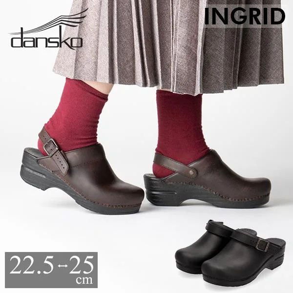 【並行輸入品】 ダンスコ イングリッド Dansko Ingrid クロッグス サボ サンダル サボ オイルド レザー レディース 母の日