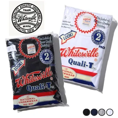 ホワイツビル / 2パックTシャツ WV73544 WHITESVILLE 2-PACK T-SHIRT 半袖 クルーネック Tシャツ コットン100% 丸胴 東洋エンタープライズ 日本製
