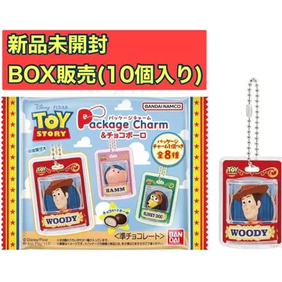 【新品未開封BOX】TOY STORY パッケージチャーム&チョコボーロ 10個 BOX 食玩
