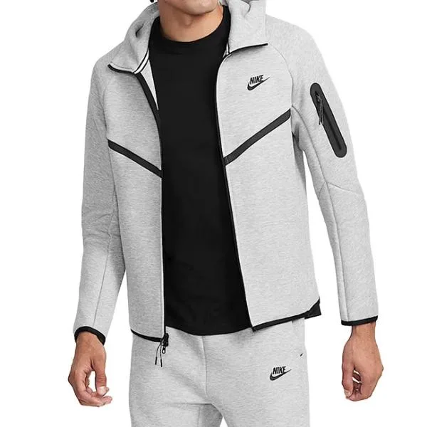 NIKE ナイキ テックフリース スウェットパーカー HV0950-063 灰色 グレー メンズ