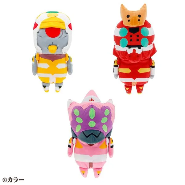 エヴァンゲリオン(EVANGELION) ぬいぐるみドライバーヘッドカバー アニメ キャラクター 零号機 2号機 8号機 コンペ 賞品 ゴルフ EVA-DR