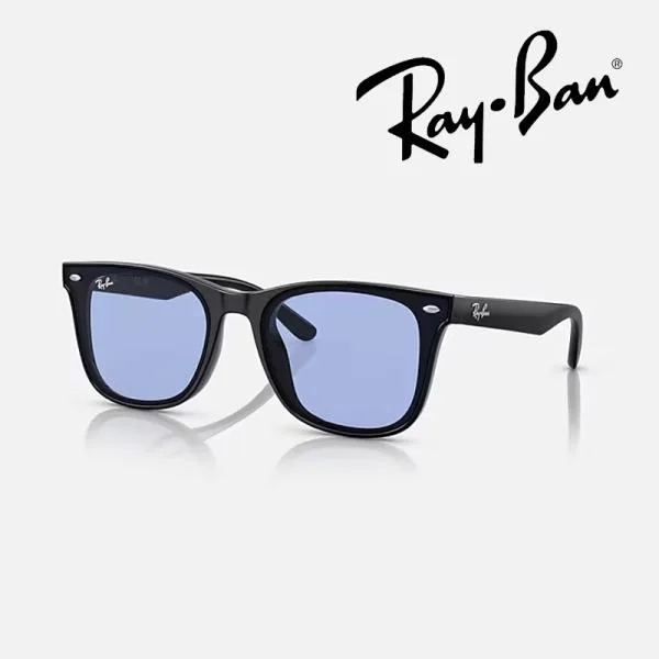 【日本正規品】レイバン サングラス( RB4391D 601/80 65)ローブリッジフィット(ポリッシュ ブラック/レンズ:ブルー )