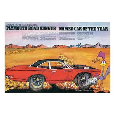ポスター ロードランナー プリムス Plymouth Road Runner Poster