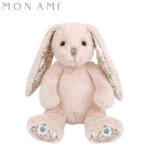 モナミ MON AMI ぬいぐるみ おもちゃ 人形 うさぎ フェイス ピンクバニー ベビー キッズ 3歳から 子供 男の子 女の子 ベージュ ST1429
