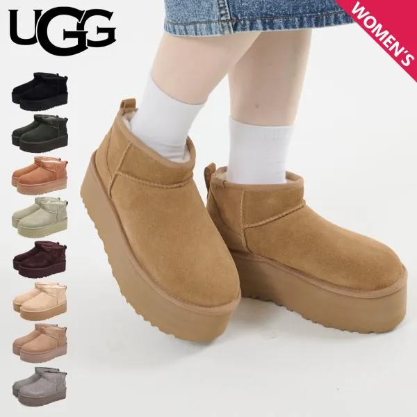 UGG アグ ムートンブーツ クラシック ウルトラ ミニ プラットフォーム レディース 厚底 CLASSIC ULTRA MINI PLATFORM 1135092