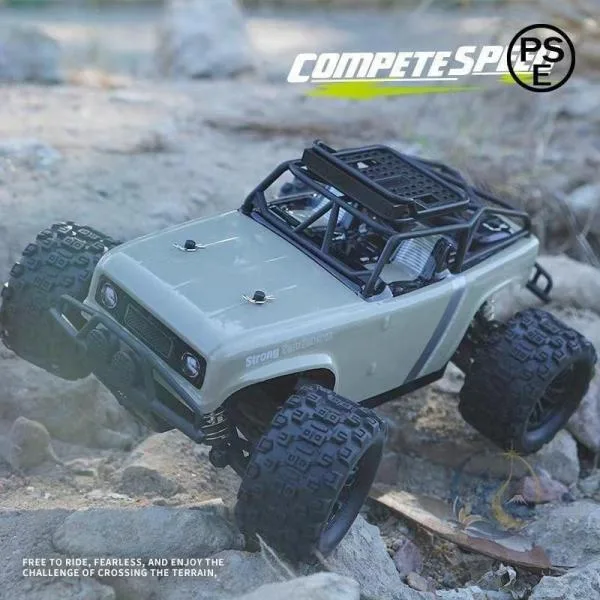 Radio Controlled Car Off-Road High Speed RC Car Remote Control Car 50kmh Operation Time 30 Minutes Impressive Life 2.4GHz Rechargeable Battery Long Distance Control 4 Wheel Drive Toy Gift