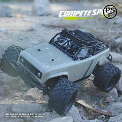 Radio Controlled Car Off-Road High Speed RC Car Remote Control Car 50kmh Operation Time 30 Minutes Impressive Life 2.4GHz Rechargeable Battery Long Distance Control 4 Wheel Drive Toy Gift