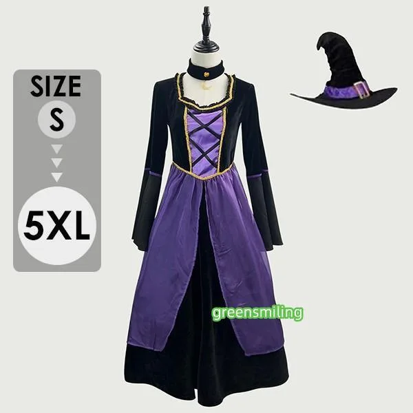 ワンピース ロリータ風 コスプレ仮装 大きいサイズ ステージ衣装 魔女 女の子 演出服 ドレス ワンピース 半袖 コスチューム おばけ パーティー