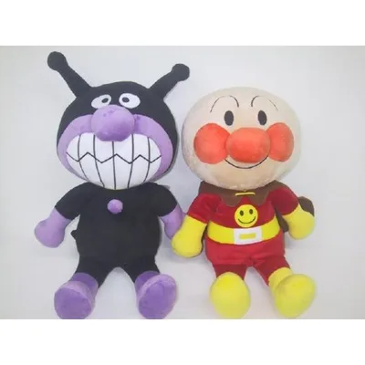 アンパンマン・バイキンマン抱き人形ぬいぐるみ2体セット