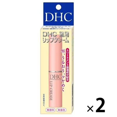 DHC 薬用リップクリーム 1.5g 2個 ディーエイチシー 無香料 保湿リップスティック
