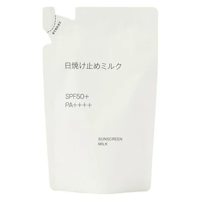 無印良品 日焼け止めミルク(詰替用) SPF50+ PA++++ 120g 良品計画