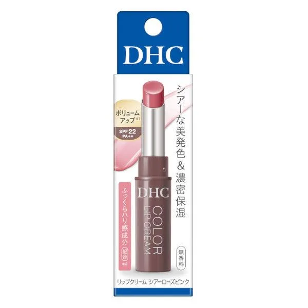 DHC(ディーエイチシー) リップクリーム シアーローズピンク 1.5g 色付きリップ