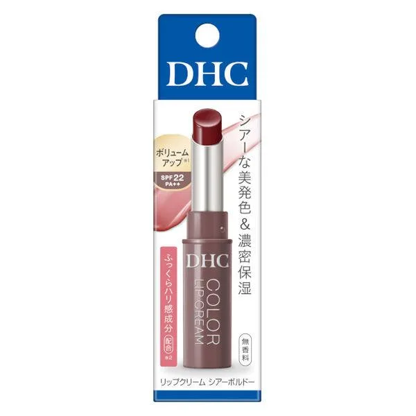DHC(ディーエイチシー) リップクリーム シアーボルドー 1.5g 色付きリップ
