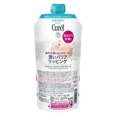 Curel(キュレル) 潤浸保湿 バスタイム モイストバリアクリーム つけかえ用 310g 花王 敏感肌 乾燥ケア