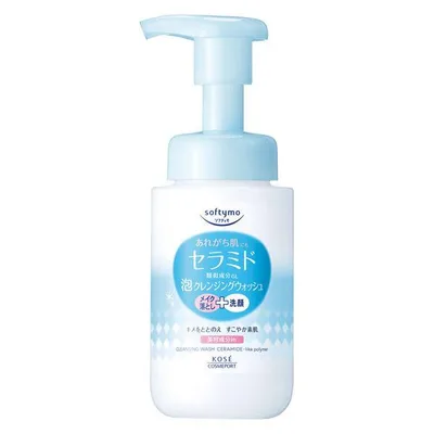 ソフティモ 泡クレンジングウォッシュ セラミド 200mL メイク落とし+洗顔 コーセーコスメポート