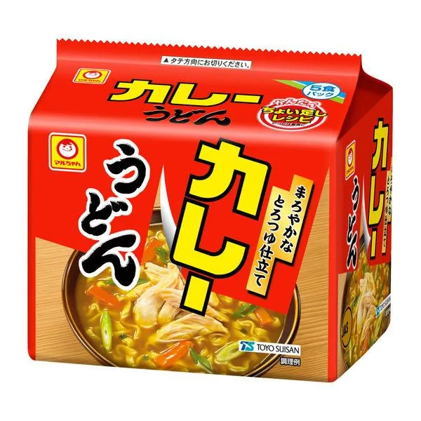 東洋水産 マルちゃん カレーうどん 甘口 1セット(5食パック) 和風 インスタントラーメン 袋ラーメン