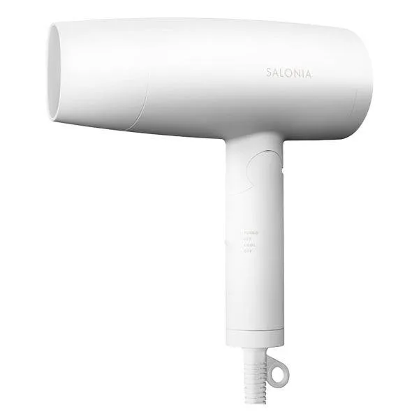 SALONIA(サロニア) スピーディーイオンドライヤー ホワイト 大風量 速乾 軽量 ヘアドライヤー I-ne