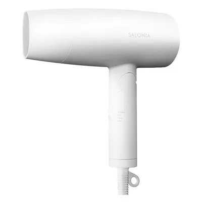 SALONIA(サロニア) スピーディーイオンドライヤー ホワイト 大風量 速乾 軽量 ヘアドライヤー I-ne