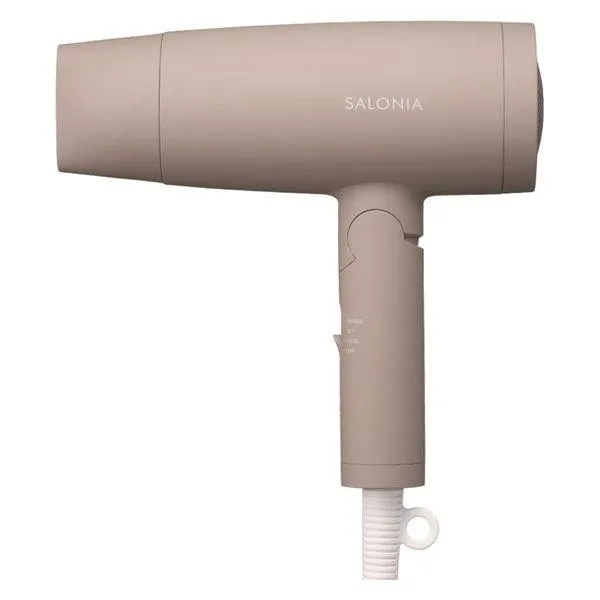 SALONIA(サロニア) スピーディーイオンドライヤー ベージュ 大風量 速乾 軽量 ヘアドライヤー