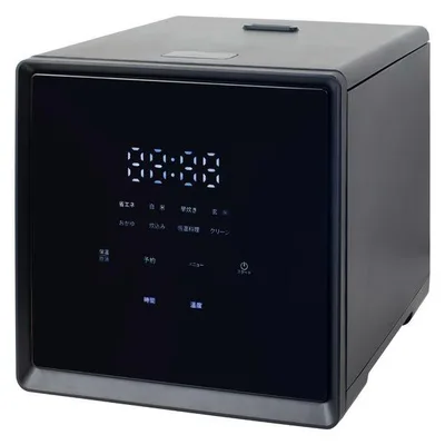 YAMAZEN キューブ型 マイコンジャー 炊飯器 4合炊き 炊飯メニュー6種類 低温調理モード YJS-CM072(B) 1台