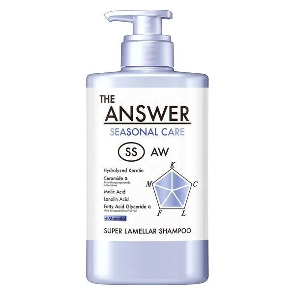 THE ANSWER(ジ アンサー)シーズナルケア SS スーパーラメラシャンプー 本体ポンプ 400ml 花王