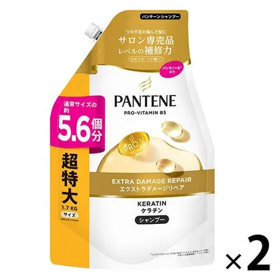 パンテーン エクストラダメージリペア シャンプー 超特大 詰め替え 1700ml 2個 P&G