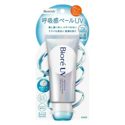 ビオレUV アクアリッチ エアリーホールドクリーム SPF50+ PA++++ 70g 花王 日焼け止め