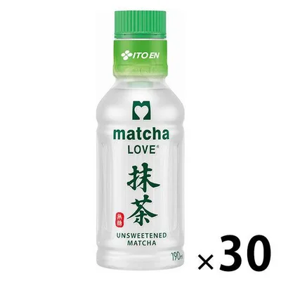 伊藤園 パウダーイン抹茶ラブ 190ml 無糖 1箱(30本入) お茶 小容量 手土産 【接客】