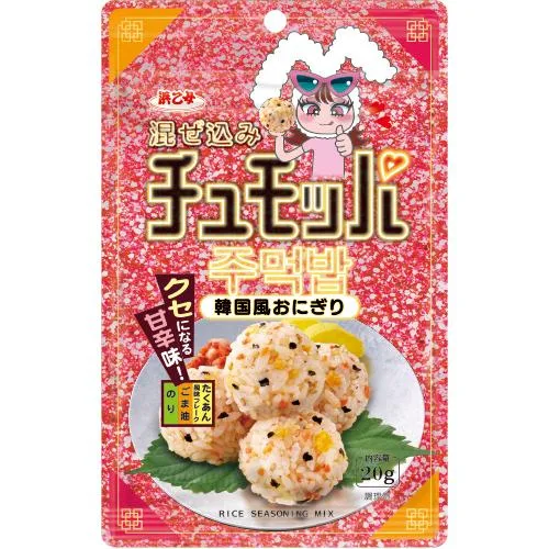 3個以上で送料無料 ふりかけ 韓国風 おにぎり 混ぜ込み チュモッパ 20g ごま油 たくあん 海苔 メール便 ポイント利用 ポイント消化 ギフト