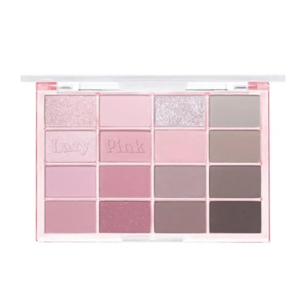 WAKEMAKE ソフトブラーリング アイパレット 10 Lazy Pink Blurring レイジーピンクブラーリング Soft Blurring Eye Palette 韓国コスメ アイシャドウ