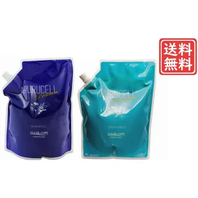 サニープレイス アプルセル シャンプー 800ml 詰替え用 ・ トリートメント 800g 詰替え用 セット