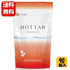 【送料無料】重炭酸入浴剤 HOTTAB WELLNESS ホットタブ ウェルネス 90錠入 【医薬部外品】【メーカー正規品】血行促進 薬用 HOT TAB 冷え性 寒さ対策 怠さ 睡眠