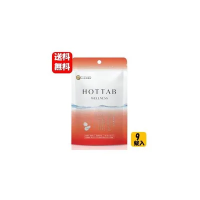 【送料無料】重炭酸入浴剤 HOTTAB WELLNESS ホットタブ ウェルネス 9錠入 【医薬部外品】【メーカー正規品】血行促進 薬用 HOT TAB 冷え性 寒さ対策 怠さ 睡眠
