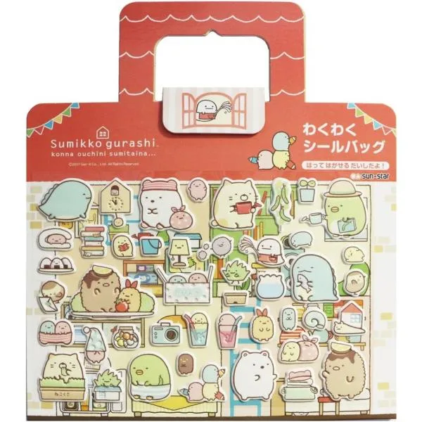 サンスター文具 すみっコぐらし わくわくシールバッグ 2491254A