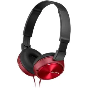 ソニー ヘッドホン MDR-ZX310 : 密閉型 折りたたみ式 レッド R