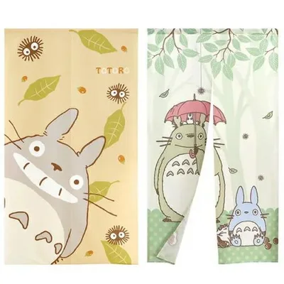 のれん スタジオジブリ となりのトトロ のれん TOTORO/森のなかで タペストリー 幅85cm×丈150cm ジブリ トトロ インテリア 脱衣所 【ゆうパケット送料無料】